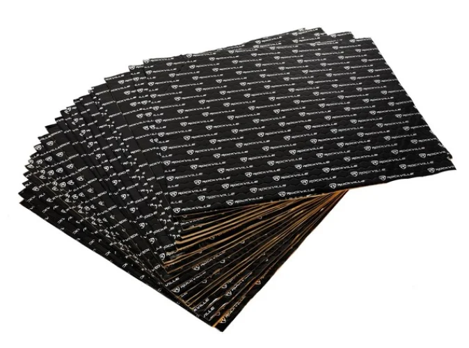 Rockville RockMat 50-20 50 Sq Ft 2MM 80 MIL Sound Vibration Deadener Car Kit