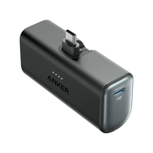 Anker Nano Power Bank 5000mAh Portable Charger with USB-C Connector for iPhone, Galaxy, iPad