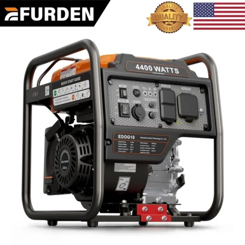 Efurden 4400W Quiet Generator Inverter Portable Home Camping 208CC 4-Stroke OHV