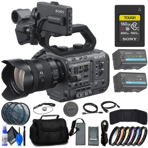 Sony FX6 Digital Cinema Camera Kit with 24-105mm Lens + 160GB Memory Card + More