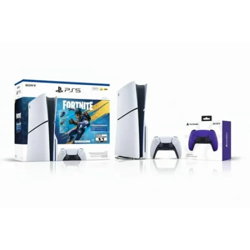 PlayStation 5 Slim Console + DualSense Wireless Controller Galactic Purple - Includes PS5 Console & Controller