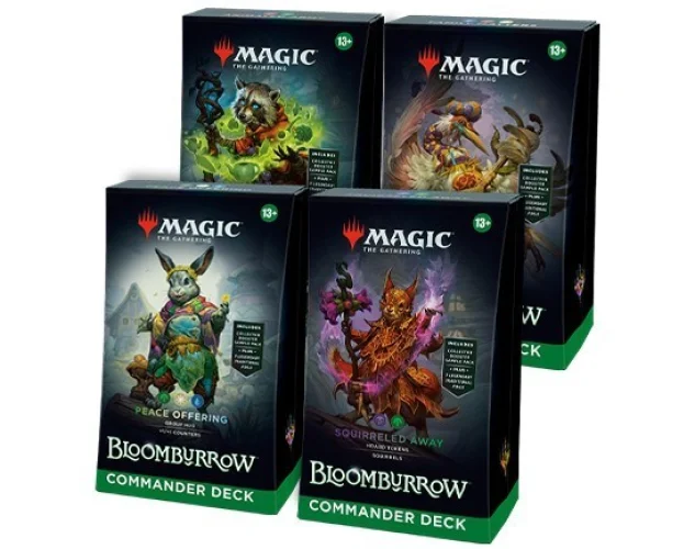 MTG Magic The Gathering Bloomburrow Set of 4 Commander Decks FACTORY SEALED