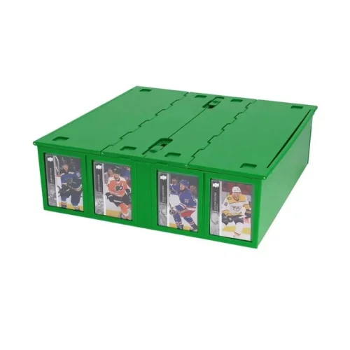 3200-Count Baseball Trading Game Collectible Card Bin - BCW Green
