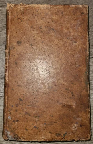 Antique Leather Book, A Treatise on Self-Knowledge by John Mason, 1828 Vermont
