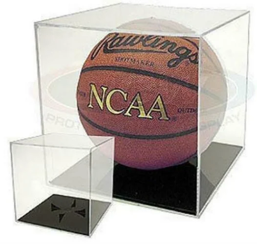 One New BallQube UV Protected Grandstand Basketball Holder Cube Square Display