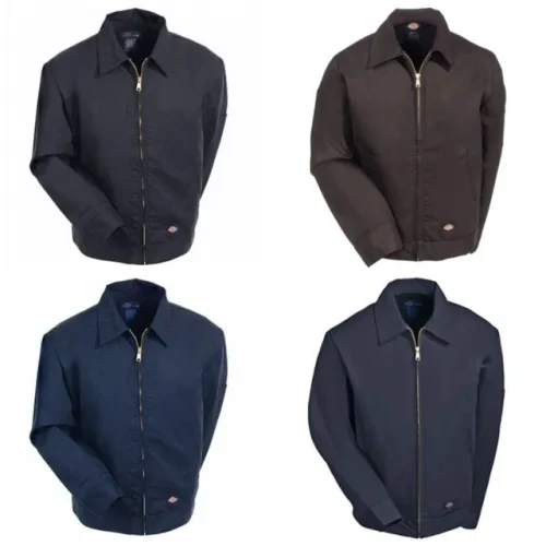 Dickies Men's Insulated Lined Quilted Eisenhower Zip Up Work Coat TJ15