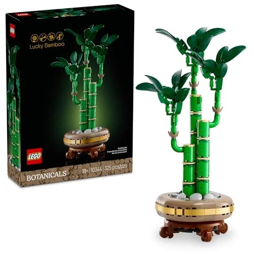 LEGO Botanicals Lucky Bamboo Building Set - Artificial Plant for Indoor Home D&eacute;cor, Adults Ages 18+