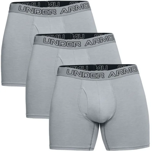 3 Pack Men's UA Under Armour Stretch Charged Cotton Jock Boxer Briefs New