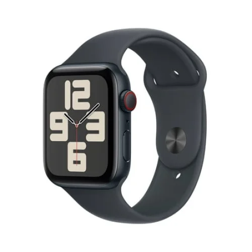 Apple Watch SE (2nd Gen) 44mm GPS + Cellular Smartwatch with Midnight Aluminum Case and Band
