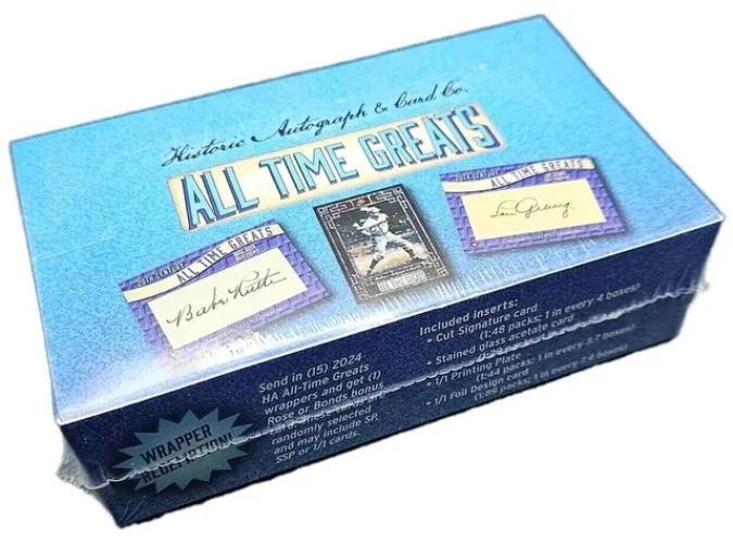 2024 Historic Autographs All Time Greats Baseball Factory Sealed Hobby Box