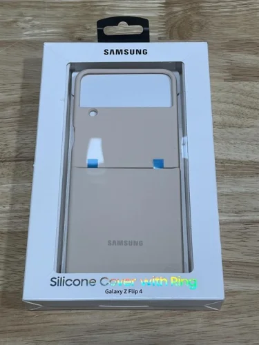 SAMSUNG Silicone Ring Case for Samsung Galaxy Z Flip 4 - Pink (Open Box)