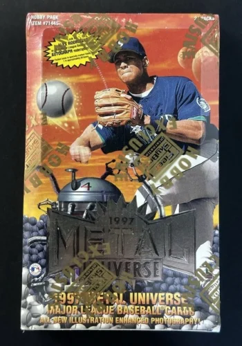 1997 Fleer Skybox Metal Universe Baseball Hobby Box Sealed Griffey Jr HOF