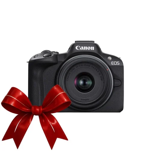 Canon EOS R50 Mirrorless Camera 18-45mm Lens (Black) Vlogger