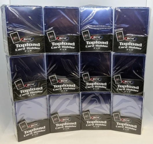 (300) BCW 3x4 Regular Card Toploaders | Top Loaders