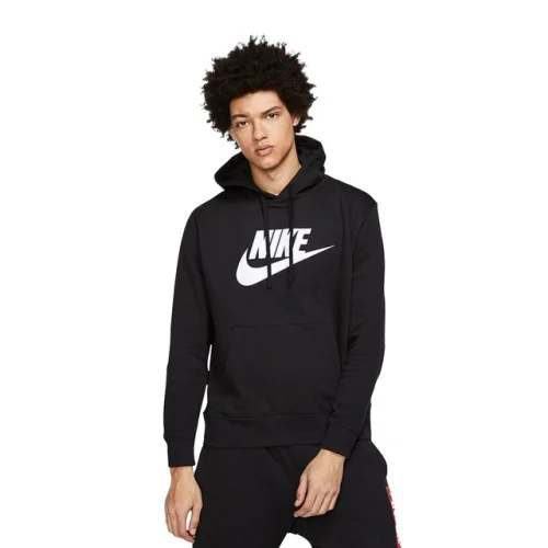 Nike Men's Hoodie Sportswear Club Fleece Active Graphic Pullover Sweatshirt