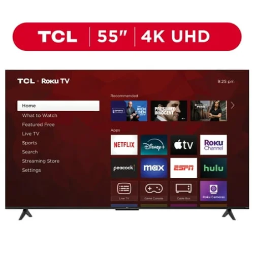 TCL 55" Class S4 4K UHD HDR Smart Roku TV (55S451) - Stunning Picture Quality