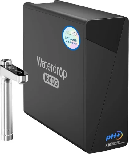 Waterdrop X16 Alkaline Reverse Osmosis Water Filter 11-Stage Filtration 1600 GPD