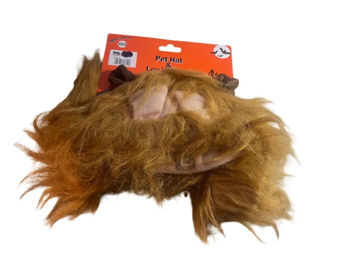 XS/S FangTastic Furry Pet Dog Hat & Leg Warmers Halloween/Christmas/Chanukah 10z