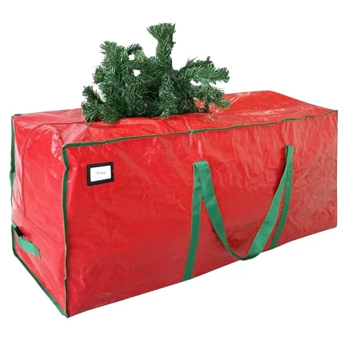 7.5 ft Christmas Tree Storage Bag - Durable, Heavy Duty, Extra Large Holiday Tree Bag with Reinforced Handles