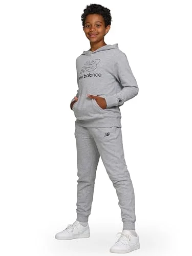 New Balance Boys & Toddlers 2 Piece Fleece Pullover Hoodie & Joggers Sweatsuit Set (2T-12)