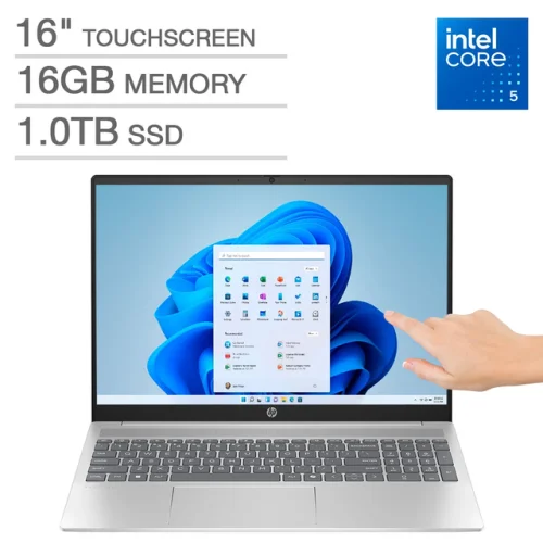 HP Pavilion 16" Touchscreen 16GB RAM 1TB SSD Core 5-120U 5Ghz Turbo Windows 11