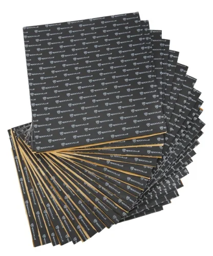 Rockville RockMat Pro 50 Sq Ft 3-in-1 Foam/Rubber/Aluminum Car Sound Deadener