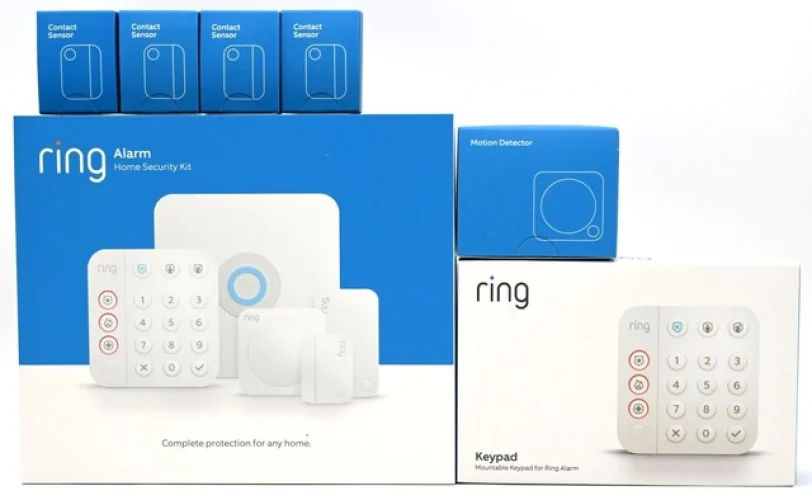 Ring Alarm 14 Piece Kit 2nd Generation Home Security System - White, New Sealed