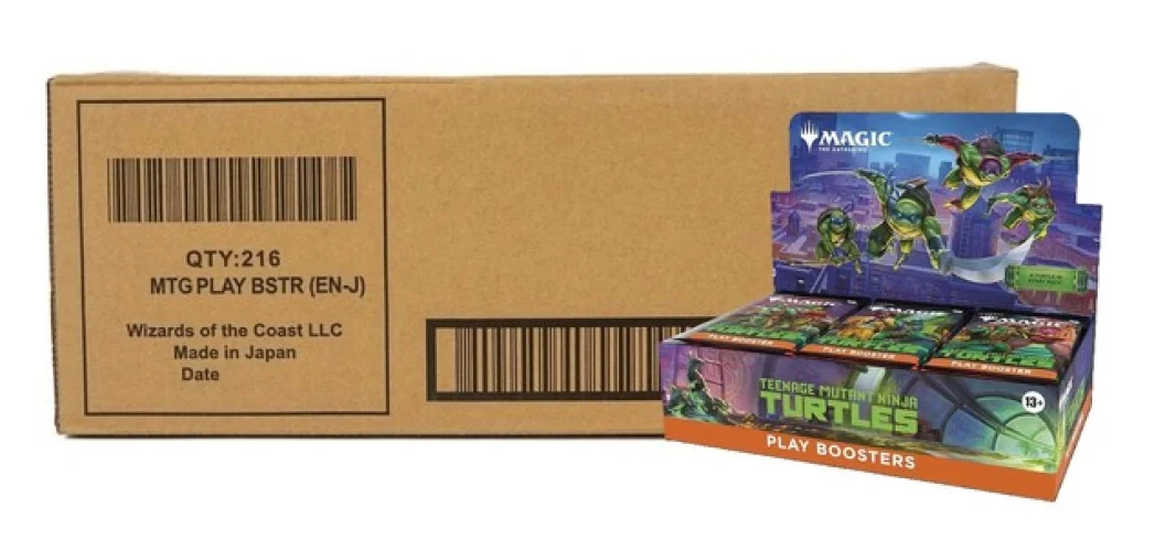 SEALED CASE! 6x Play Booster Box Teenage Mutant Ninja Turtles TMT MTG 2/27