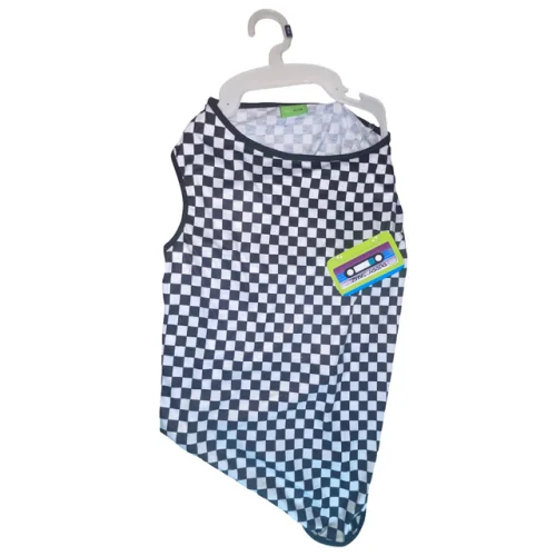 fabdog Pet Dog Shirt - CHECKERBOARD PATTERN - XL - See Listing for Measurements 10z