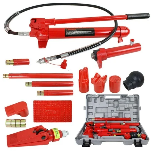 10 Ton Porta Power Hydraulic Jack Body Frame Repair Kit Auto Shop Tool Lift Ram