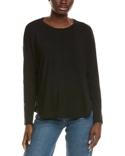 Eileen Fisher Round Neck Boxy Top Women's