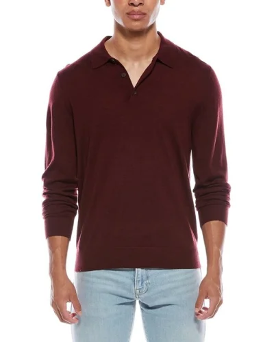 Vince Wool Polo Sweater Men's