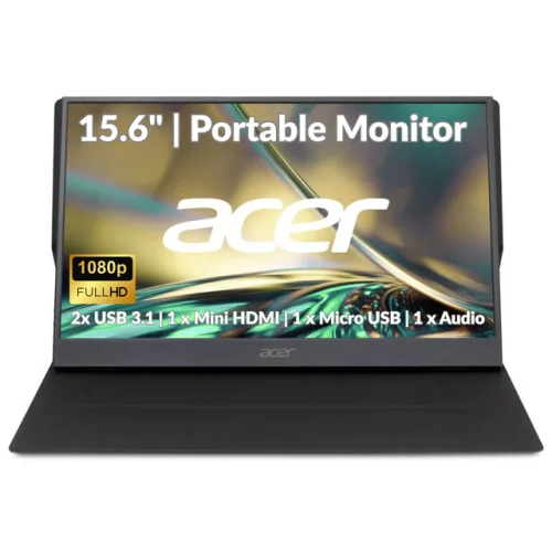 Acer PM161Q 15.6" Portable Monitor 1080p MiniHDMI 60Hz 250Nit Refurbished