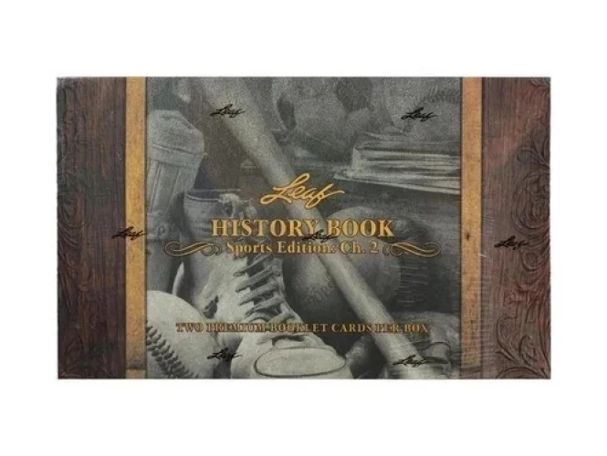 2025 Leaf History Book Sports Edition Chapter 2 Sealed Hobby Box