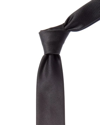 Gucci Double G Silk Tie Men's Black
