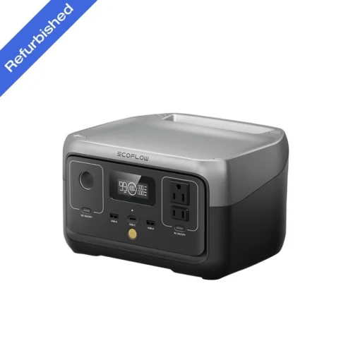 Refurbished EcoFlow RIVER 2 Portable Power Station 256Wh Generator LFP Certified