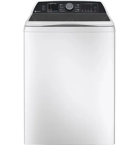 GE Profile - 5.4 Cu. Ft. High Efficiency Smart Top Load Washer with Smarter Wash Technology, Easier Reach & Direct Drive Motor - White