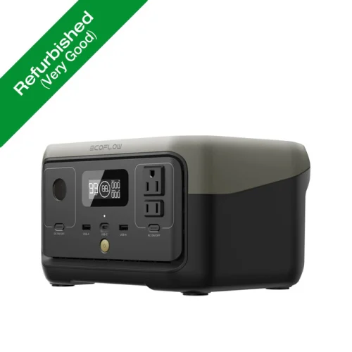 Refurbished EcoFlow RIVER 2 256Wh 300W LFP Portable Power Station Generator