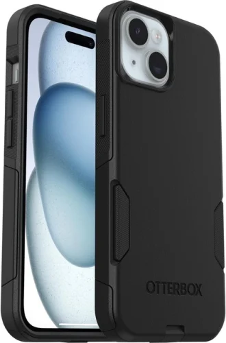OtterBox Commuter Series Case for iPhone 15, 14, and 13 - Black