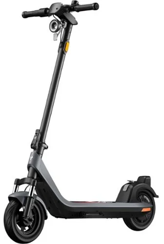 NIU - Kqi 200P Foldable Electric Kick Scooter w/ 25 mi Max Operating Range & 19.5 mph Max Speed - Gray