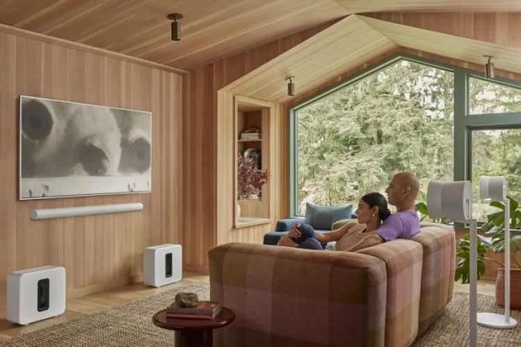 Sonos Sub 4 Wireless Subwoofer, Dual Force-Canceling Woofers, Ported Enclosure,