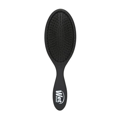 Wet Brush Original Detangler Hair Brush, Black Frost - Ultra-Soft IntelliFlex Bristles - Detangling Brush Glides Through Tangles For All Hair Types (Wet Dry & Damaged Hair) - Women & Men