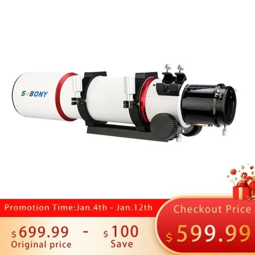 SVBONY SV550 Astronomical Telescope 80mm Refractor OTA Triplet APO for Deep Sky