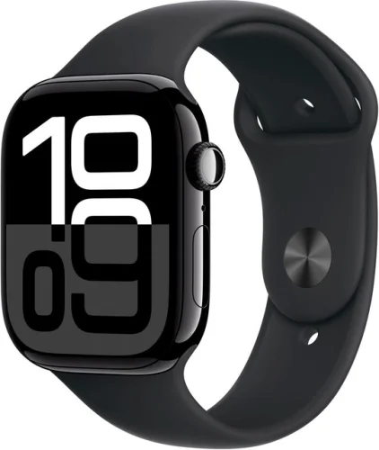 Apple Watch Gen 10 Series 10 46mm Jet Black Aluminum - Black Sport Band