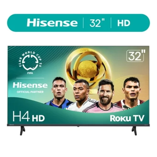 Hisense 32-Inch Class H4 Series HD Roku Smart TV (32H4030F3) - 720P HD LCD LED TV