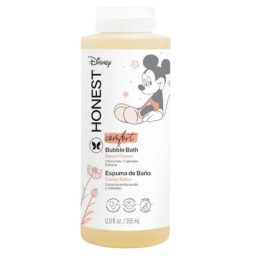 The Honest Company Foaming Bubble Bath Disney's Mickey Mouse Comfort Sweet Cream 12 fl oz