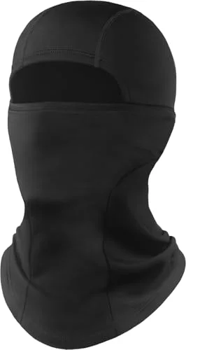 Fuinloth Ski Mask Balaclava Pro, Cold Weather Windproof Thermal Shiesty Motorcycle for Men/Women Black