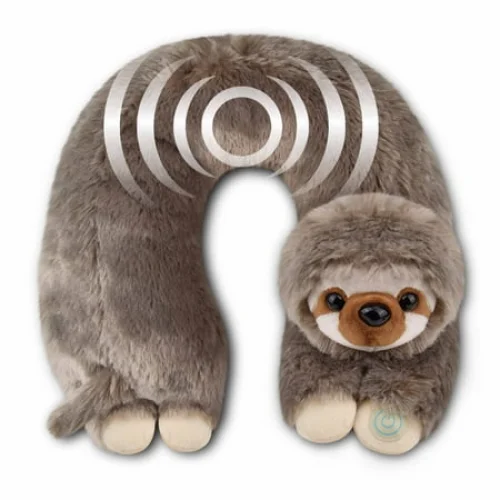 Health Touch Neck Massaging Massager Gift with Relaxing Vibration- Sloth