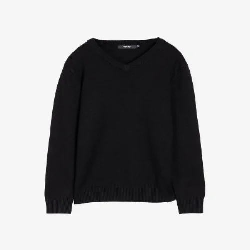 X RAY Boy's Basic V-Neck Sweater in BLACK Size Large (10-12)