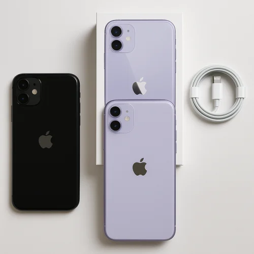 Apple iPhone 11 64GB Fully Unlocked GSM/CDMA -Purple/Black- Excellent Condition
